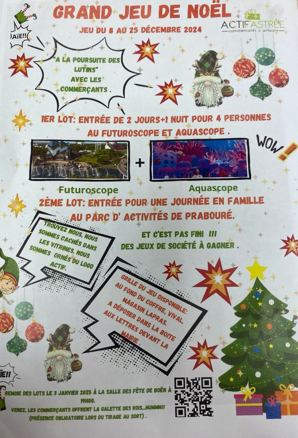 grand jeu de noel actif